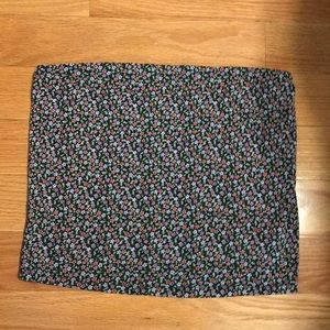 American Eagle floral tube top